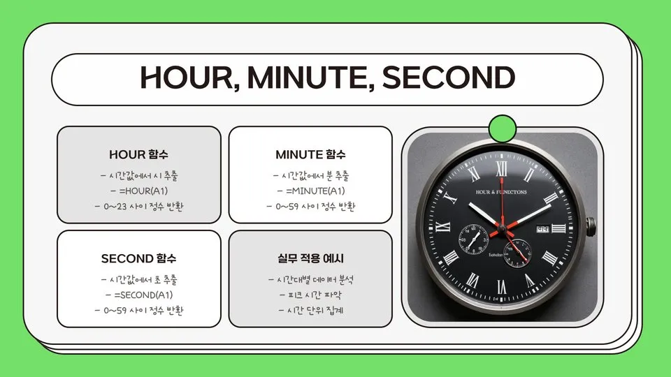엑셀 시간 계산 이미지 8