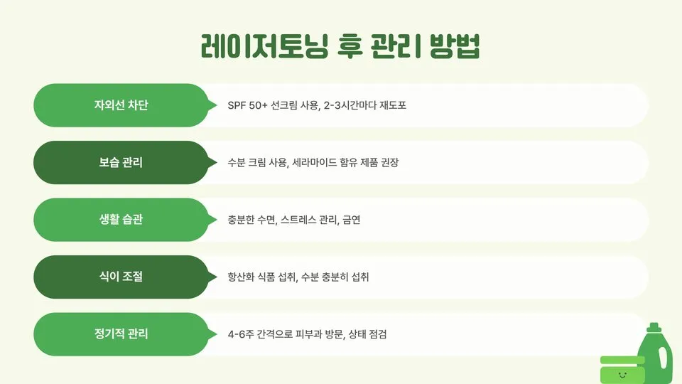 레이저토닝 후 색소침착 이미지 2